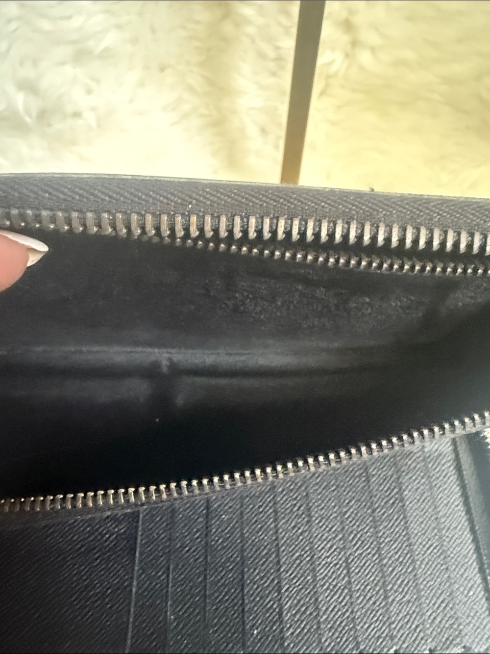 Louis Vuitton Black Monogram Eclipse Zip Wallet - Picture 5 of 10